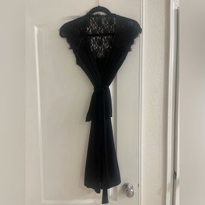 Black dress with lace. Banana republic -size S
